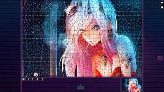 Pixel Puzzles: Illustrations & Anime - Jigsaw Pack: Cyberpunk — screenshot 2