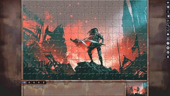 Pixel Puzzles: Illustrations & Anime - Jigsaw Pack: Warriors — screenshot 1
