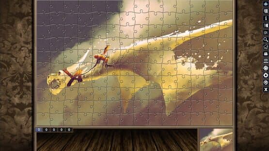 Pixel Puzzles: Illustrations & Anime - Jigsaw Pack: Legendary Beasts — screenshot 5