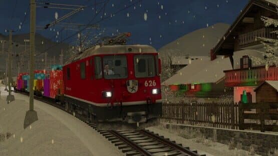 TS Marketplace: Surselva Line Christmas Scenario Pack — screenshot 2