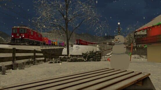 TS Marketplace: Surselva Line Christmas Scenario Pack — screenshot 4