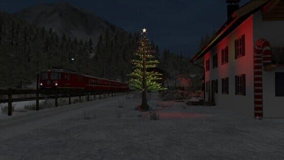 TS Marketplace: Surselva Line Christmas Scenario Pack — screenshot 6