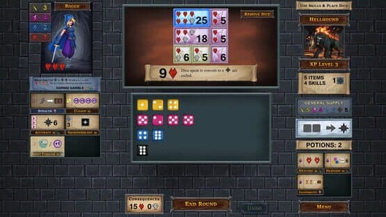 One Deck Dungeon: Cinder Plains — screenshot 1