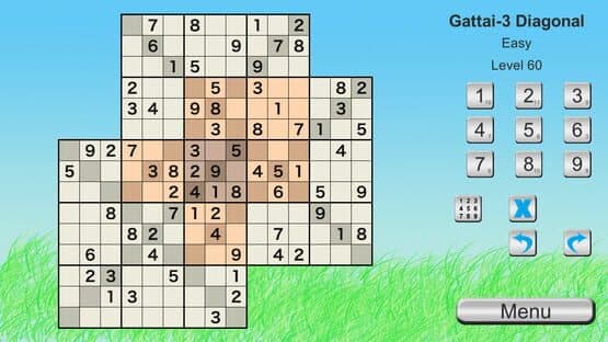 Ultimate Sudoku Collection: Gattai-3 Diagonal Pack — screenshot 1