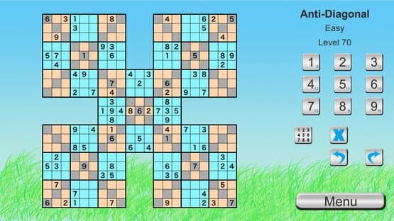 Ultimate Sudoku Collection: Gattai-3 Anti Diagonal Pack — screenshot 1