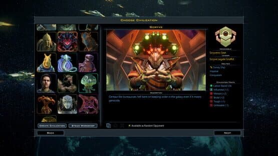 Galactic Civilizations III: Villains of Star Control - Origins — screenshot 1