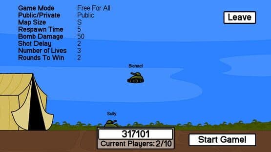 Jumpin' Tanks — screenshot 1