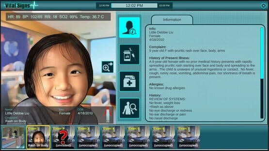Vital Signs: Emergency Department — screenshot 1