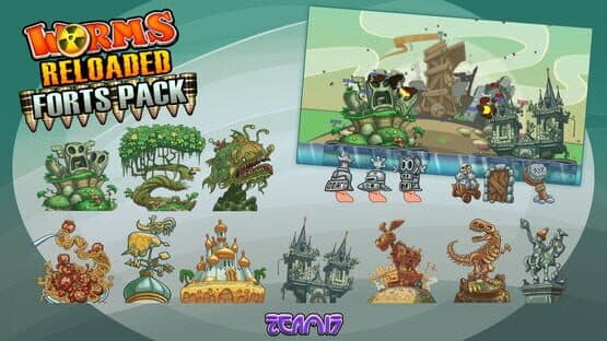 Worms Reloaded: Forts Pack — screenshot 1