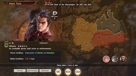 Romance of the Three Kingdoms XIII EP: Scenario for War Chronicles Mode - 2nd Wave: Clash of the Warmongers — screenshot 1