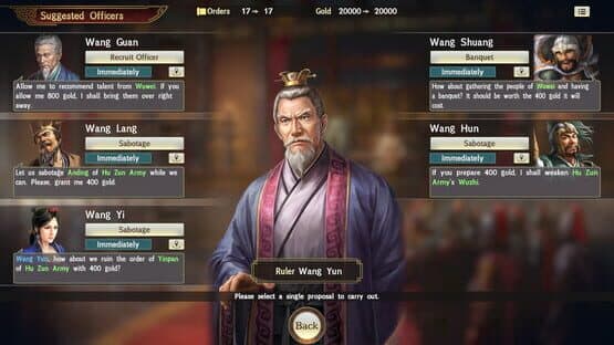 Romance of the Three Kingdoms XIII: Scenario - Conflict among Clans — screenshot 3