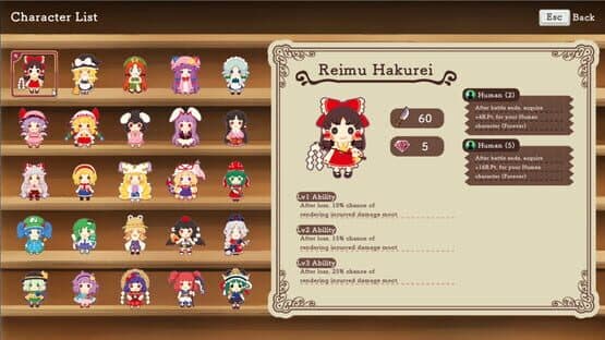 Touhou DollDraft — screenshot 2