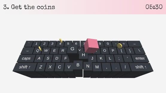 On Key Up: A Game for Keyboards — screenshot 2