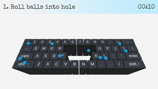 On Key Up: A Game for Keyboards — screenshot 3