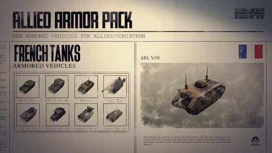 Hearts of Iron IV: Allied Armor Pack — screenshot 1