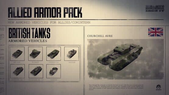 Hearts of Iron IV: Allied Armor Pack — screenshot 3