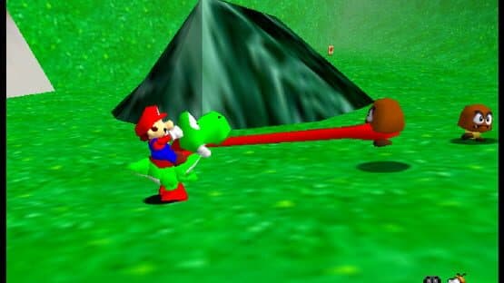Mario 64 and Yoshi — screenshot 3