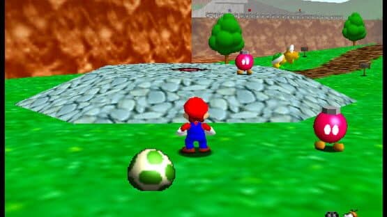 Mario 64 and Yoshi — screenshot 4