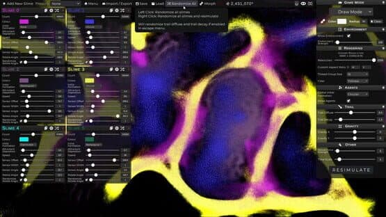 Physarum: Slime Mold Simulator — screenshot 4