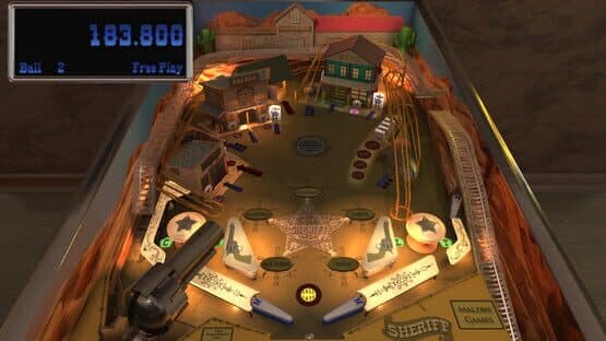 Malzbie's Pinball Collection: Sheriff Table — screenshot 2