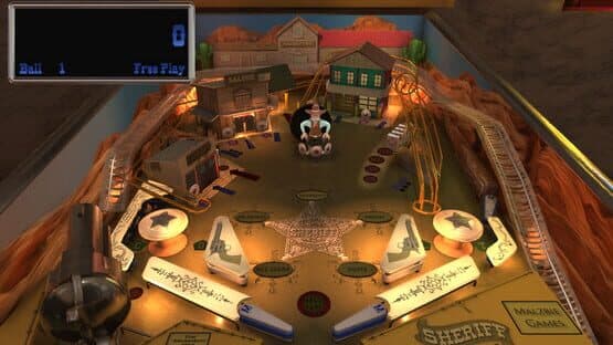 Malzbie's Pinball Collection: Sheriff Table — screenshot 3