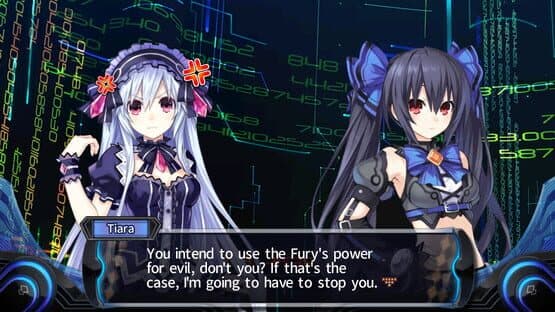 Hyperdevotion Noire: Goddess Black Heart - Ultimate Party Member “Tiara” — screenshot 1