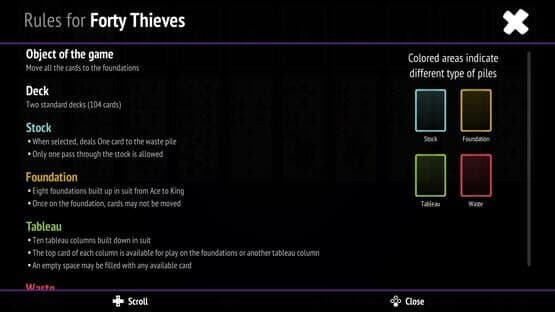 Forty Thieves Solitaire Collection — screenshot 2