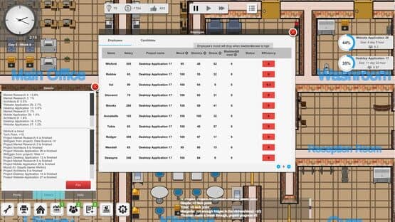 Outsourcing: IT company simulator — screenshot 3
