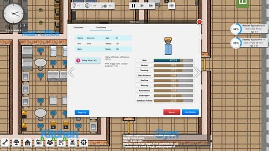 Outsourcing: IT company simulator — screenshot 5