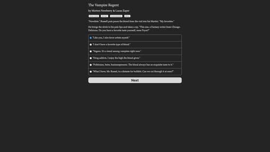 The Vampire Regent — screenshot 5