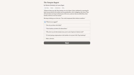 The Vampire Regent — screenshot 6