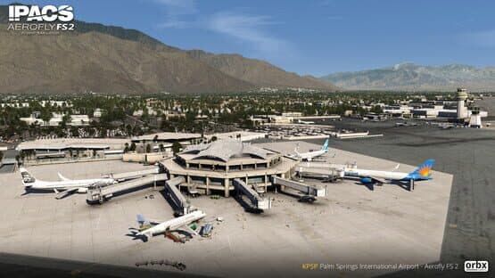 Aerofly FS 2 Flight Simulator: Orbx - Palm Springs International Airport — screenshot 1