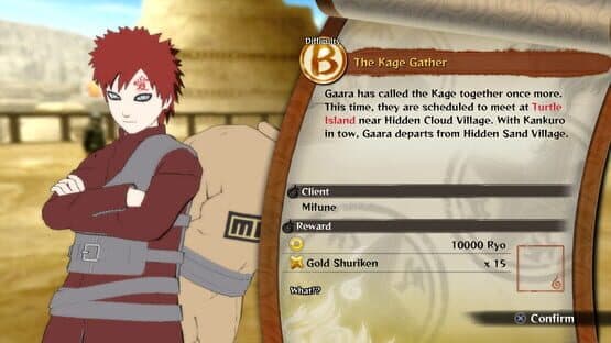 Naruto Shippuden: Ultimate Ninja Storm 4 - Gaara's Tale Extra Scenario — screenshot 1