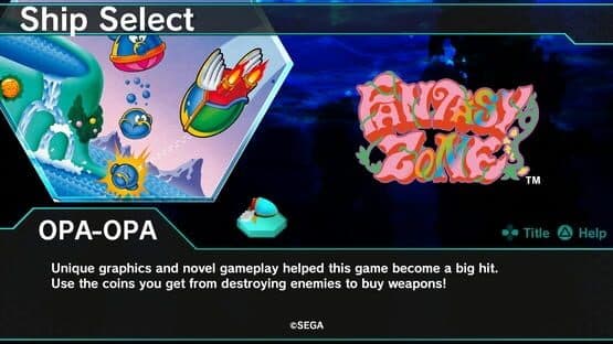 Dariusburst: Chronicle Saviours - Fantasy Zone — screenshot 1