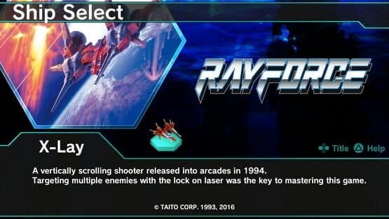 Dariusburst: Chronicle Saviours - RayForce — screenshot 1