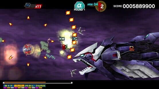 Dariusburst: Chronicle Saviours - Side Arms Hyper Dyne — screenshot 2
