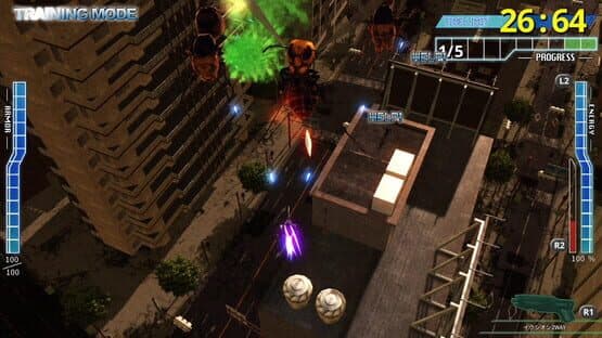 Earth Defense Force 4.1: Wing Diver the Shooter - Training Mode — screenshot 6