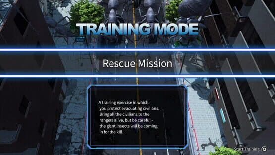 Earth Defense Force 4.1: Wing Diver the Shooter - Training Mode — screenshot 8