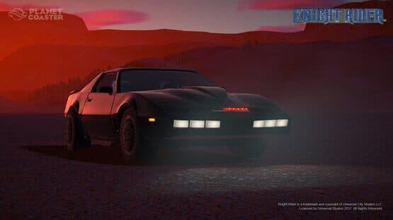 Planet Coaster: Knight Rider K.I.T.T. Construction Kit — screenshot 1