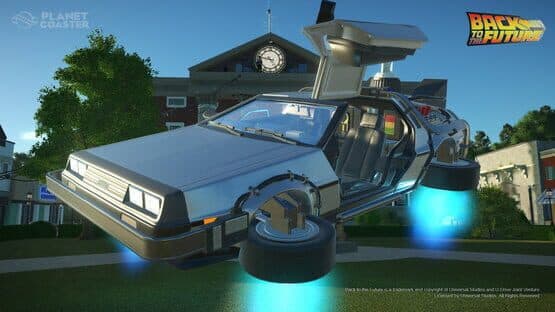 Planet Coaster: Back to the Future Time Machine Construction Kit — screenshot 2