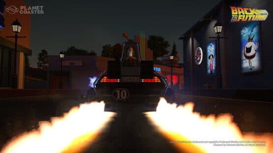 Planet Coaster: Back to the Future Time Machine Construction Kit — screenshot 3