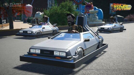Planet Coaster: Back to the Future Time Machine Construction Kit — screenshot 4
