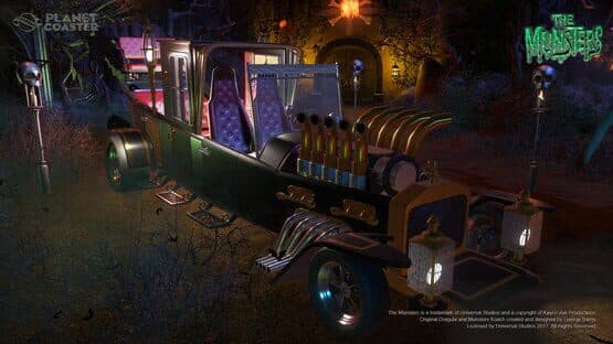 Planet Coaster: The Munsters Munster Koach Construction Kit — screenshot 3