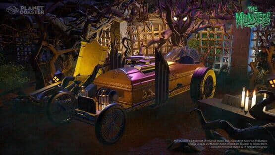 Planet Coaster: The Munsters Munster Koach Construction Kit — screenshot 4