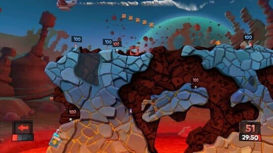 Worms Revolution: Mars Pack — screenshot 3