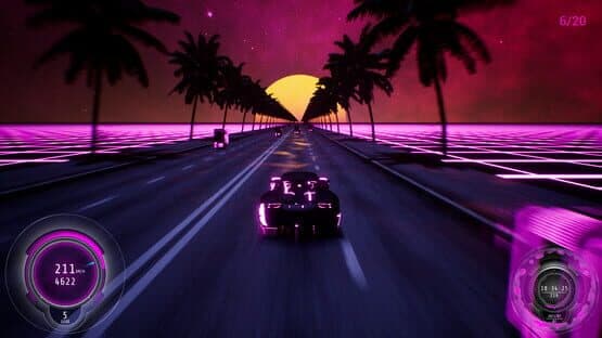 Synthwave Burnout — screenshot 1