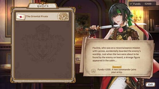 Banner of the Maid: The Oriental Pirate — screenshot 1