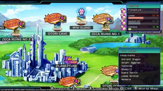 Hyperdimension Neptunia Re;Birth3: V Generation - Mini Island — screenshot 2