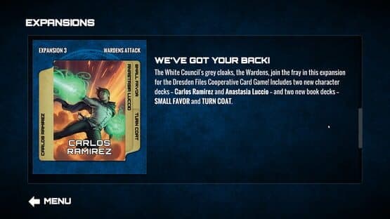 Dresden Files Cooperative Card Game: Wardens Attack — screenshot 1