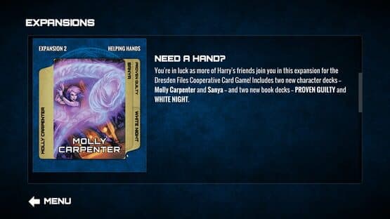 Dresden Files Cooperative Card Game: Helping Hands — screenshot 1